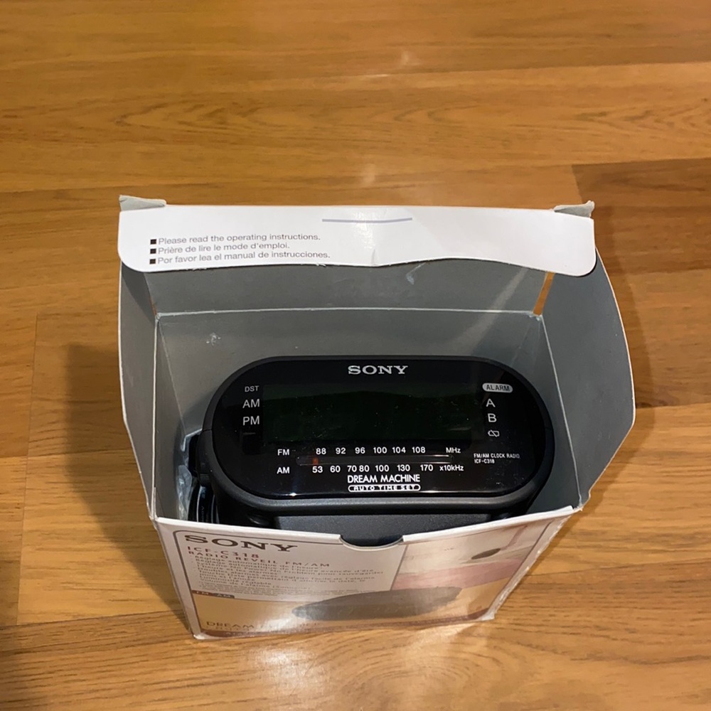 SONY Clock & Radio Dream Machine